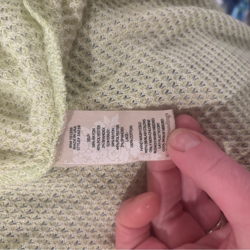 NWOT Soft Surroundings Bailey Top Pear Size PL. - Picture 5 of 5